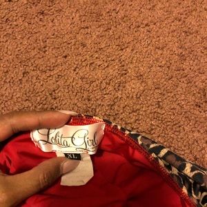 Leopard one piece bathing suit